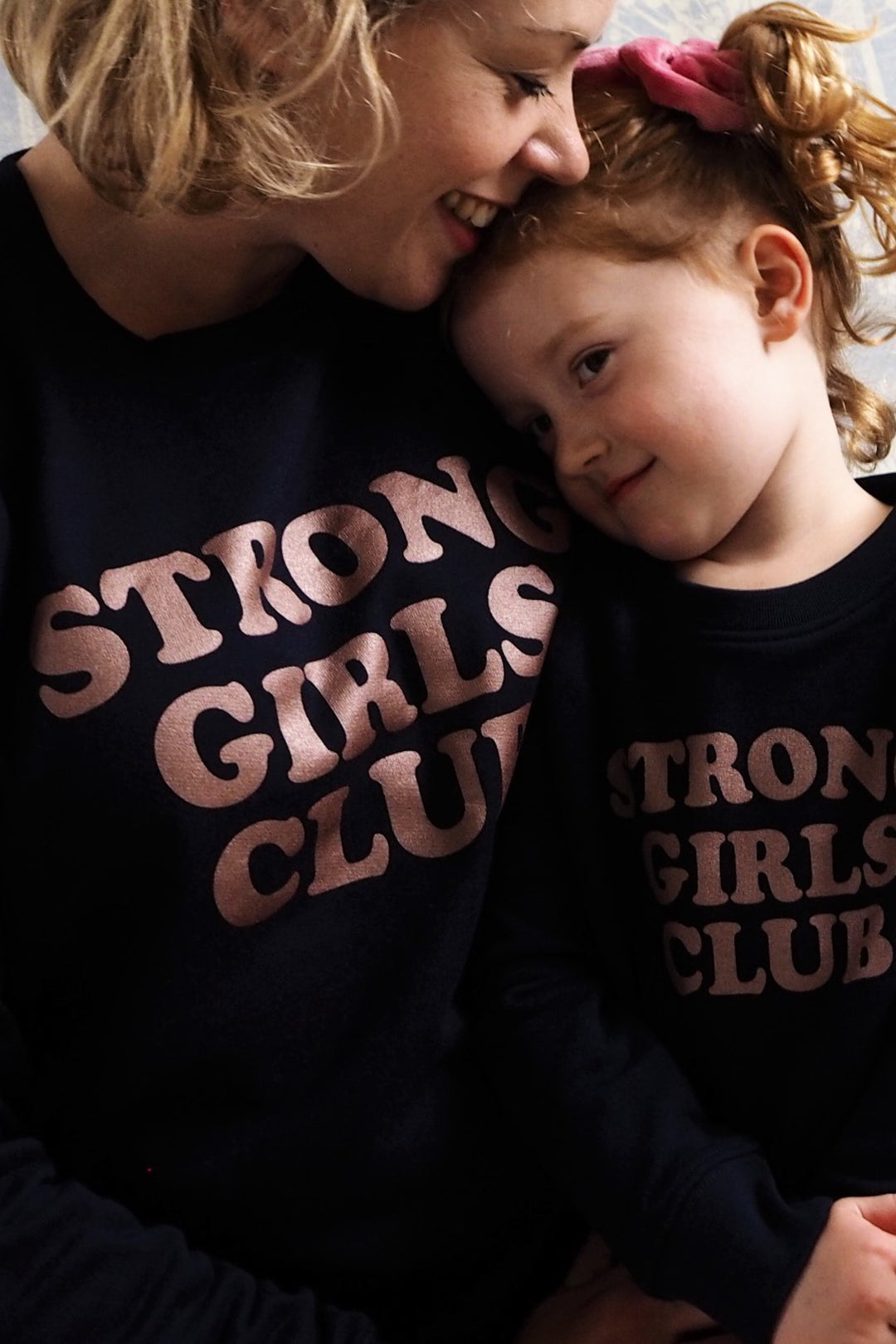 Strong Little Girls Club Navy/Bronze Sweatshirt