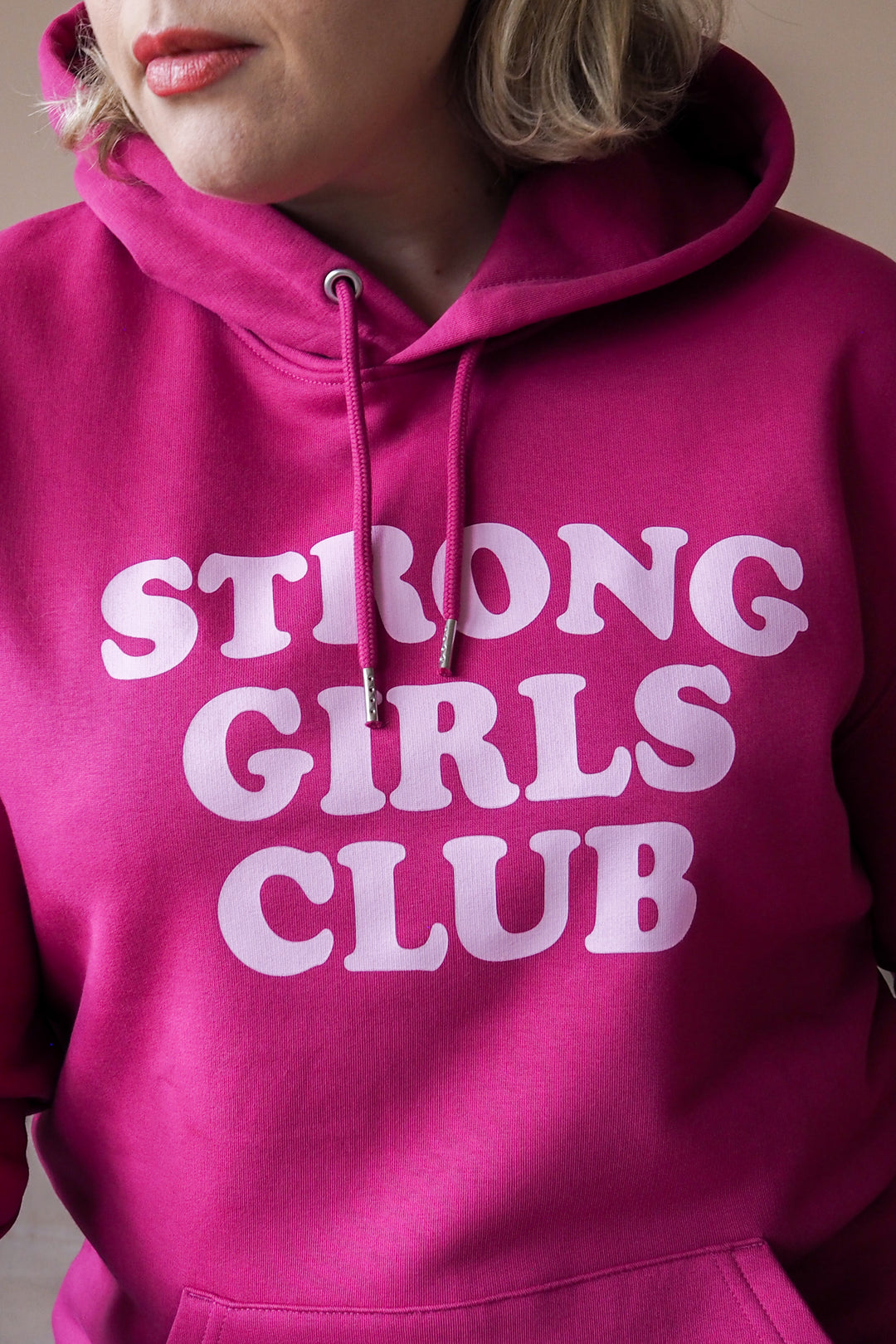 Strong Girls Club Berry Hoodie