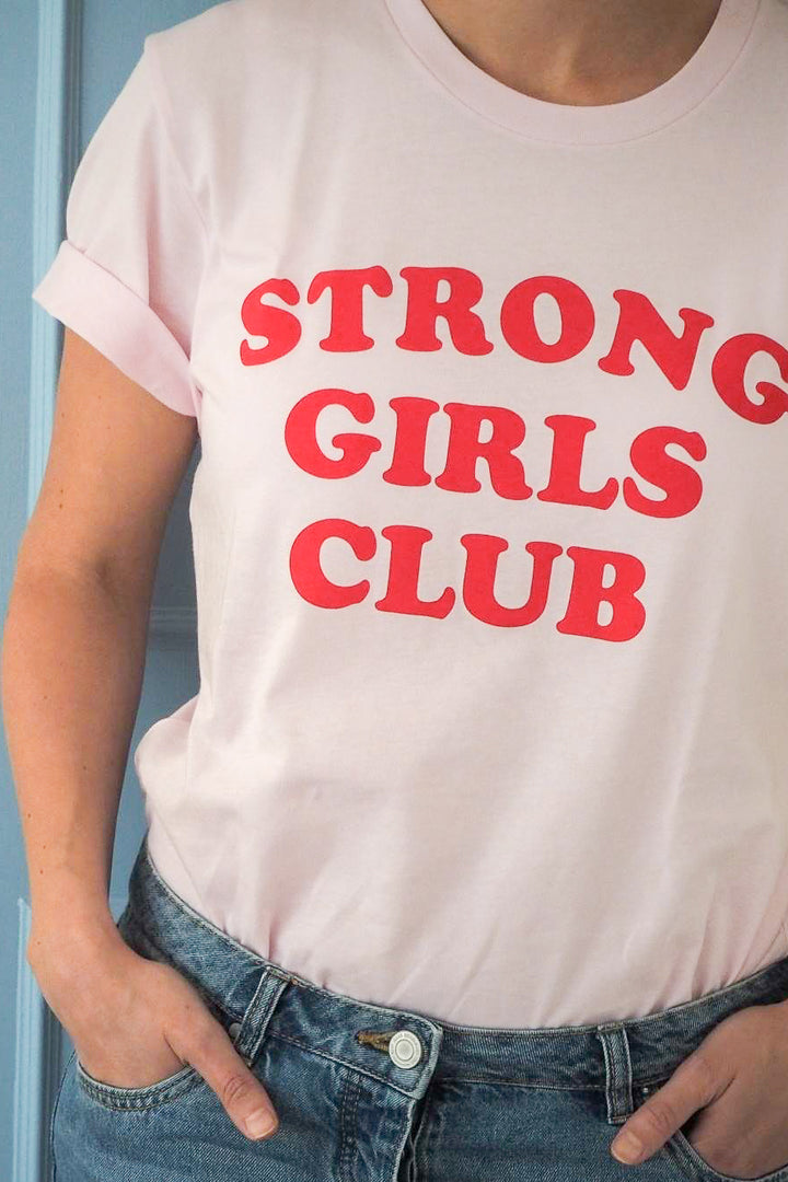 Strong Girls Club Pink TShirt