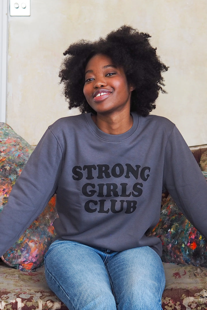 Strong Girls Club Charcoal Sweatshirt