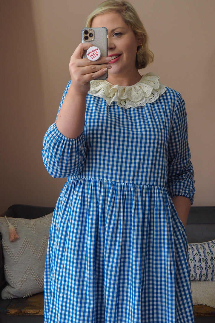 Alice Gingham Midi Dress