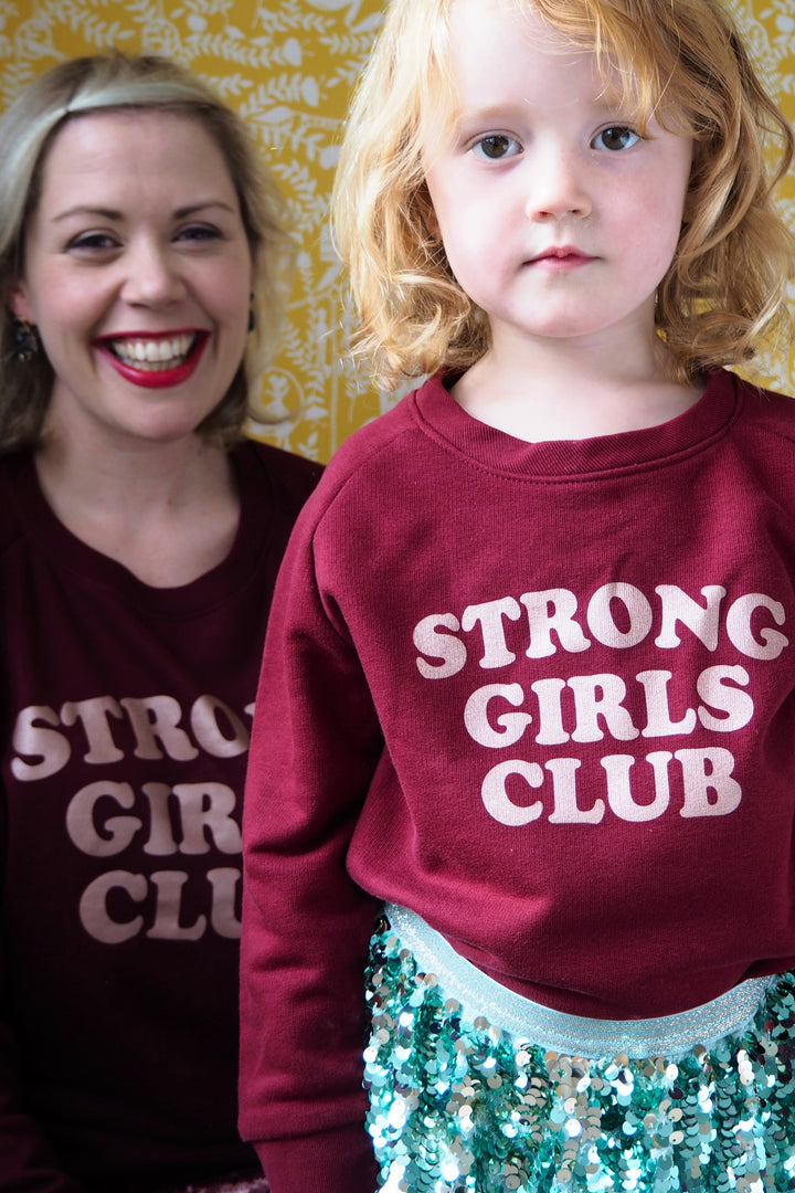 Strong Girls Club Wine Sweatshirt