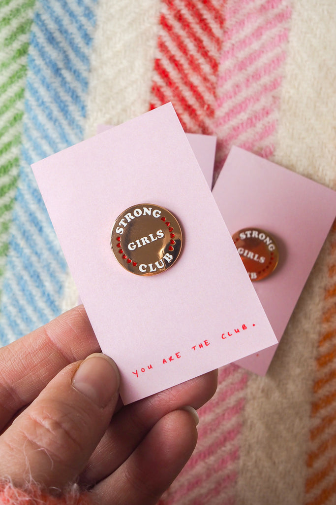 Strong Club Pin