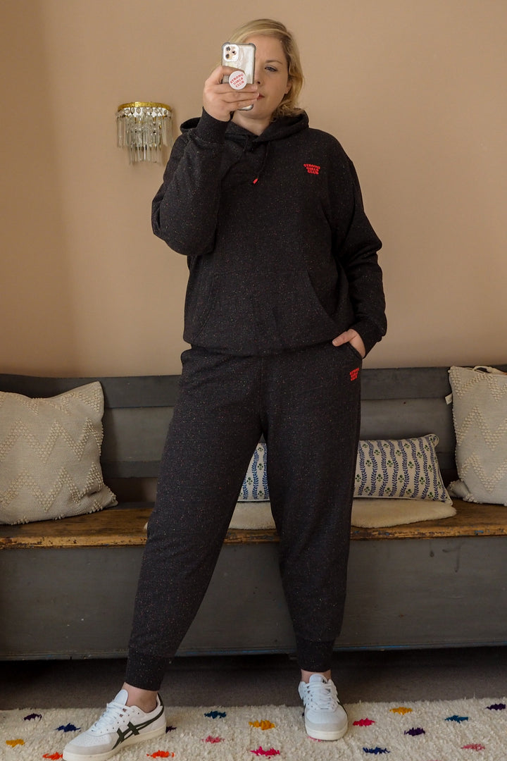 Winter Confetti Hoodie - Dark Galaxy