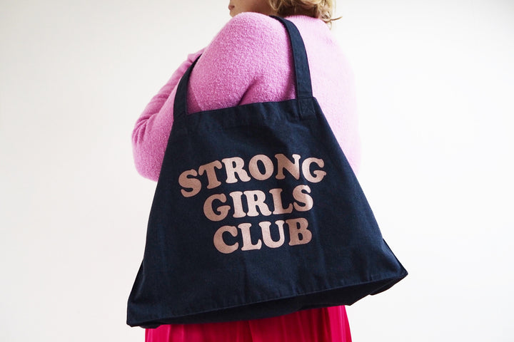 Strong Girls Club Navy Shopper