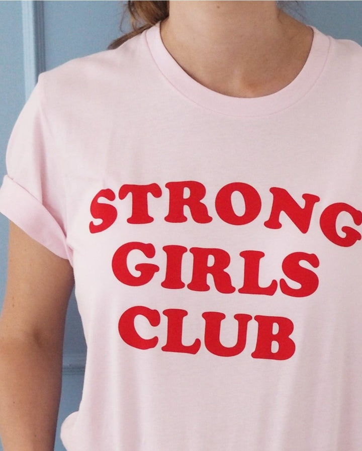 Strong Girls Club Pink TShirt